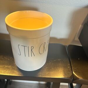 Rae Dunn White 'Stir Crazy' Utensil Crock